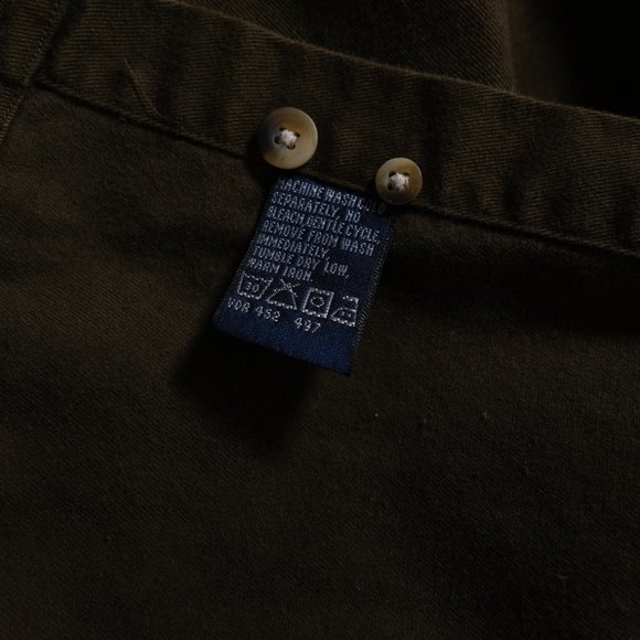 Vintage Nautica Men's XL Long Sleeve Button Down Shirt Brown - Picture 11 of 11